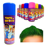 5 Tinta Spray Temporária Cabelos Carnaval Lavável 150ml