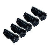 5 Toners Ce285a 85a Ce 285a Impressoras P1102w M1132 M1212 Cor Da Tinta Preto