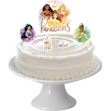 5 Topo Decoração De Bolo Tema Festa Jardim Das Princesas