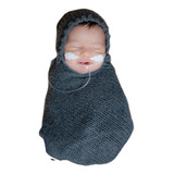 5 Toucas 5 Wraps Tricô Newborn Crochê Foto Props Bebês