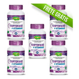 5 Triptofano C Vitamina B3 E B6 E Magnésio 60caps Unilife