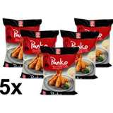 5 Uni Farinha Panko Mistura Flocada Empanar 1kg Alfa Tetsu