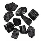 5 Unidades De Pedra Bruta Turmalina Negra Natural