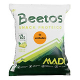 5 Unidades Snack Proteico Beetos Madi Sabor Ervas 40g