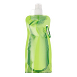 5 Unidades Squeeze Dobrável Com Mosquetão 480ml