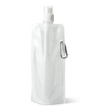5 Unidades Squeeze Plástico Dobrável Opaco 460ml