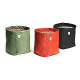 5 Vasos De Plantas Feltro 20 Litros Cultivo Cor Mix