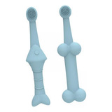 5 X 2 Pçs Cão Gato Escova De Dentes Gatinho Macio Silicone