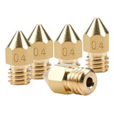 5 X Nozzle Mk8 0 4m Bico Hotend 1 75mm Ender 3 V2 Pro