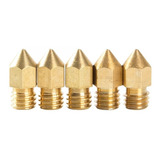5 X Nozzle Mk8 0 4m Bico Hotend 3mm Ender 3 V2 Pro