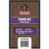 5 X Sleeve Shield Bucaneiros 100 Un Padrão Usa 56 X 87 Mm