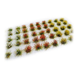 50 Arbustos Grama Estática 6mm Flor 3 Cores - Sgf6033 Paiol