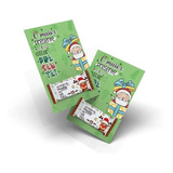 50 Balinhas Personalizadas Mimo Lembrancinha Com Card Natal