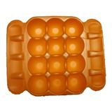 50 Bandeja De Isopor Para 12 Ovos 24x20cm Laranja (50und)