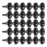50 Bocal De Corneta Cone Longo Preto Com Rosca Para Drivers
