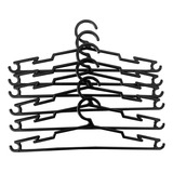 50 Cabides Preto Para Calça Kit No Atacado Acrílico Closet