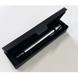 50 Caixas Box P/ Caneta Embalagem Preta Luxo Estojo Grátis