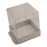 50 Caixas Mini Bolo / Panetone 100g 10x10x10 Cm 