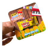 50 Cards Para Doces Festa Junina Brinde Mimo Cliente C/ Logo