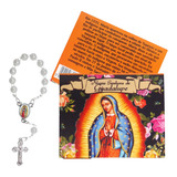 50 Cartões Com Mini Terço De Nossa Senhora De Guadalupe