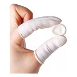 50 Dedeira De Látex Uso Manicure Estética Cozinha Luva Dedo