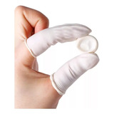 50 Dedeira De Látex Uso Manicure Estética Cozinha Luva Dedo