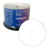 50 Dvd+r 8.5 Maxprint Printable 240 Minutos 8x Original 