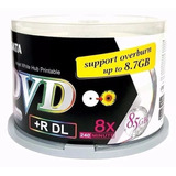 50 Dvd+r Dl Ridata Printable Dual