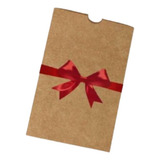 50 Envelope 11x19cm Kraft Para Convite De Casamento Luva