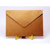 50 Envelope Kraft Para Convite De Casamento Rústico