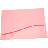 50 Envelope Lugo Pq 15x21 Cm Luva Rosa Perolado