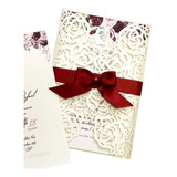 50 Envelopes Convite De Casamento Rendados+ Frete Grátis