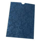 50 Envelopes Luva 21x15 Cm El Azul Estampa Perolada 