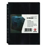 50 Folhas Preto Fichario Paginas 18 Bolsos Yugioh Magic