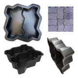 50 Forma Pvc 16 Faces 24x10x6 Bloquete Intertravado Geminado