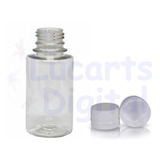 50 Frasco Plástico Cristal Pet Vazio 100 Ml Com Tampa Lacre