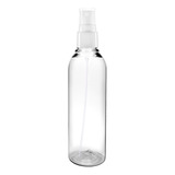 50 Frascos Pet 100 Ml Cilíndrico Válvula Spray Branca