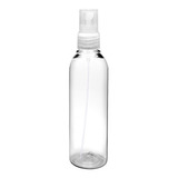 50 Frascos Pet 100 Ml Cilíndrico Válvula Spray Transparente