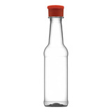 50 Garrafinha Pet 150ml Molho Pimenta Tampa Pressão C/lacre