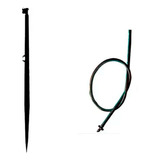 50 Haste Estaca Suporte 60cm + Microtubo 60cm C/ Conector