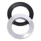 50 Ilhós De Cortina/varão Redondo Cromado Argola 19mm/28mm