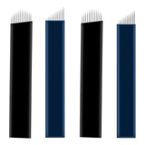 50 Laminas Micropigmentação Tebori 12 Flex 0,16mm Cor 12 Flex Nano 0.16mm