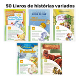 50 Livros Infantis C/ Histórias Clássicos Variadas Atacado