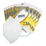 50 Máscaras N95 Pff2 Inmetro Elástico Orelha Supersafety 