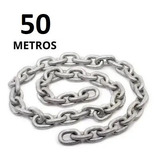 50 Metros De Corrente Galvanizada 8mm