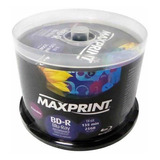 50 Mídias Maxprint Blu-ray 25gb 6x