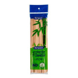 50 Palitos De Bambu Espeto P/ Churrasco 25cm Bompack - Forte