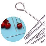 50 Palitos Petisco Metal Inox Salgado Doce Canapés Aperitivo