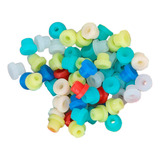 50 Pcs Grommet Borracha Batedor Haste Agulha Tatuagem Tattoo