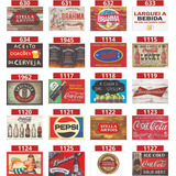 50 Placas De Decoração 30x20 Mdf Cerveja Barbearia Vintage 